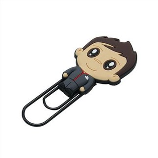 চতুর 2D নরম পিভিসি কার্টুন পেপার ক্লিপ