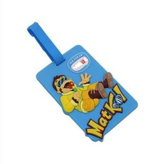 ভ্রমণ 2D নরম পিভিসি লাগেজ ট্যাগ